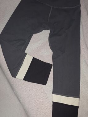 kate spade Black Athletic Leggings with Gold Logo